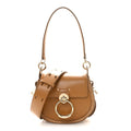 Calfskin Small Tess Bag Pottery Brown