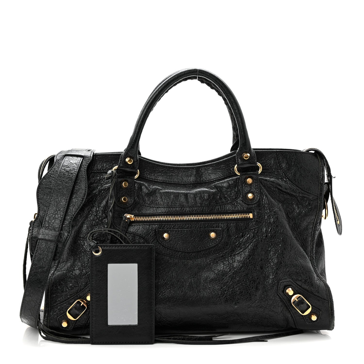 Agneau Classic Gold Hardware City Black