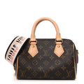 Monogram Speedy Bandouliere 20 Black