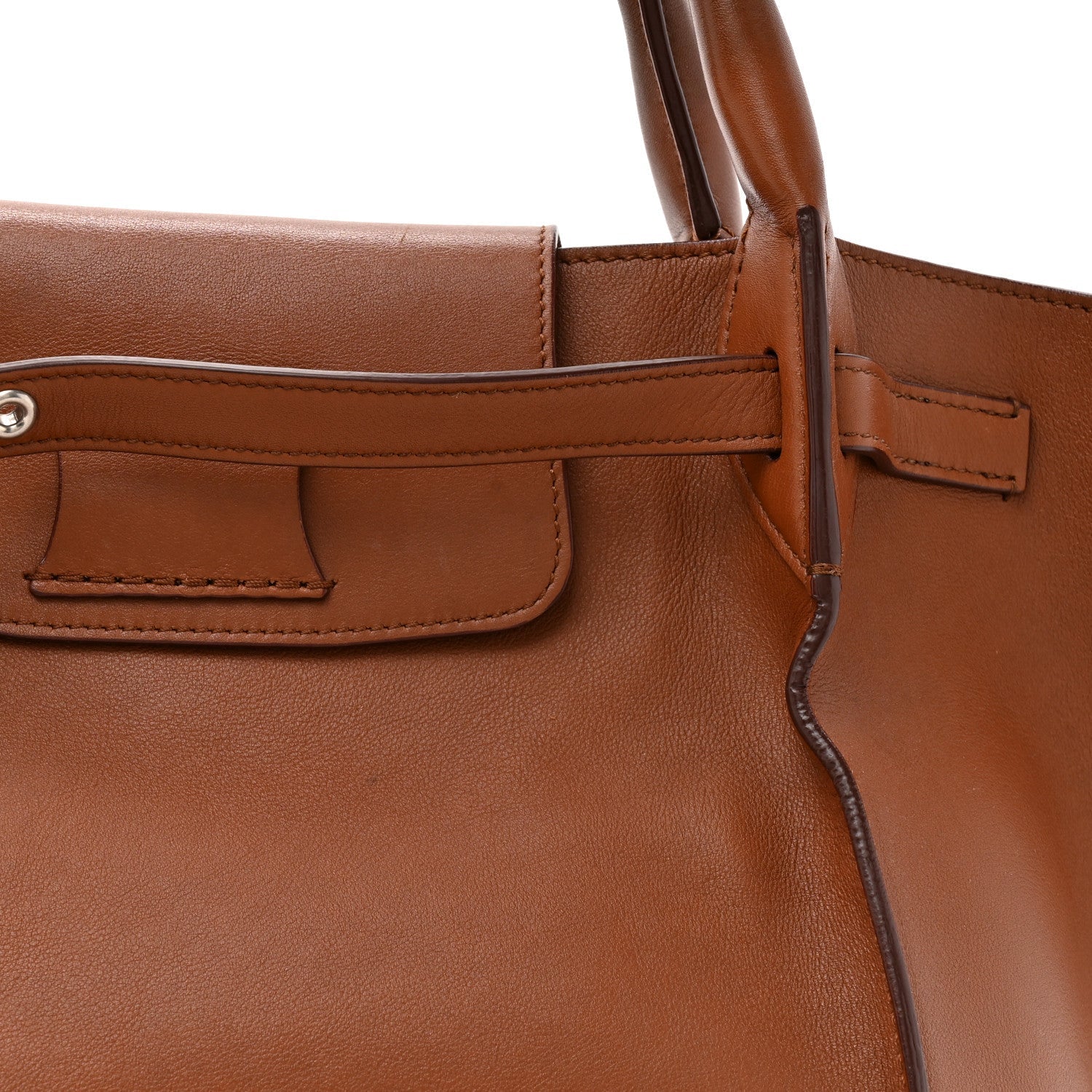 Smooth Calfskin Small Big Bag Tan