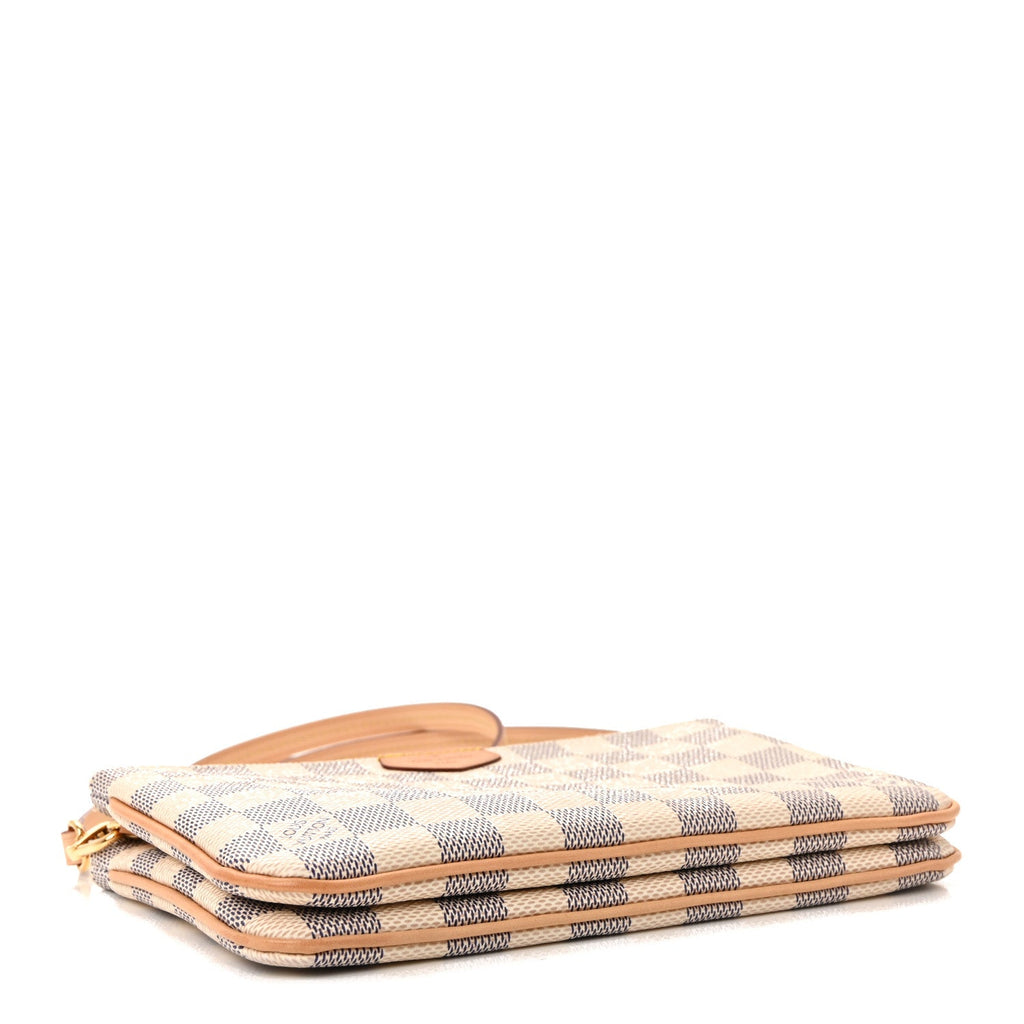 Damier Azur Double Zip Pochette