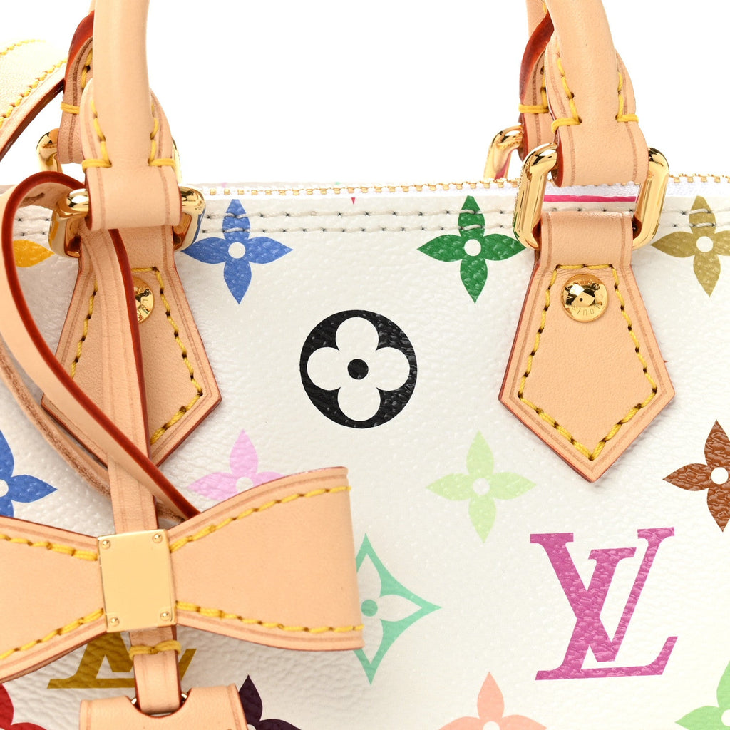 LV X TM Monogram Multicolor Nano Speedy White