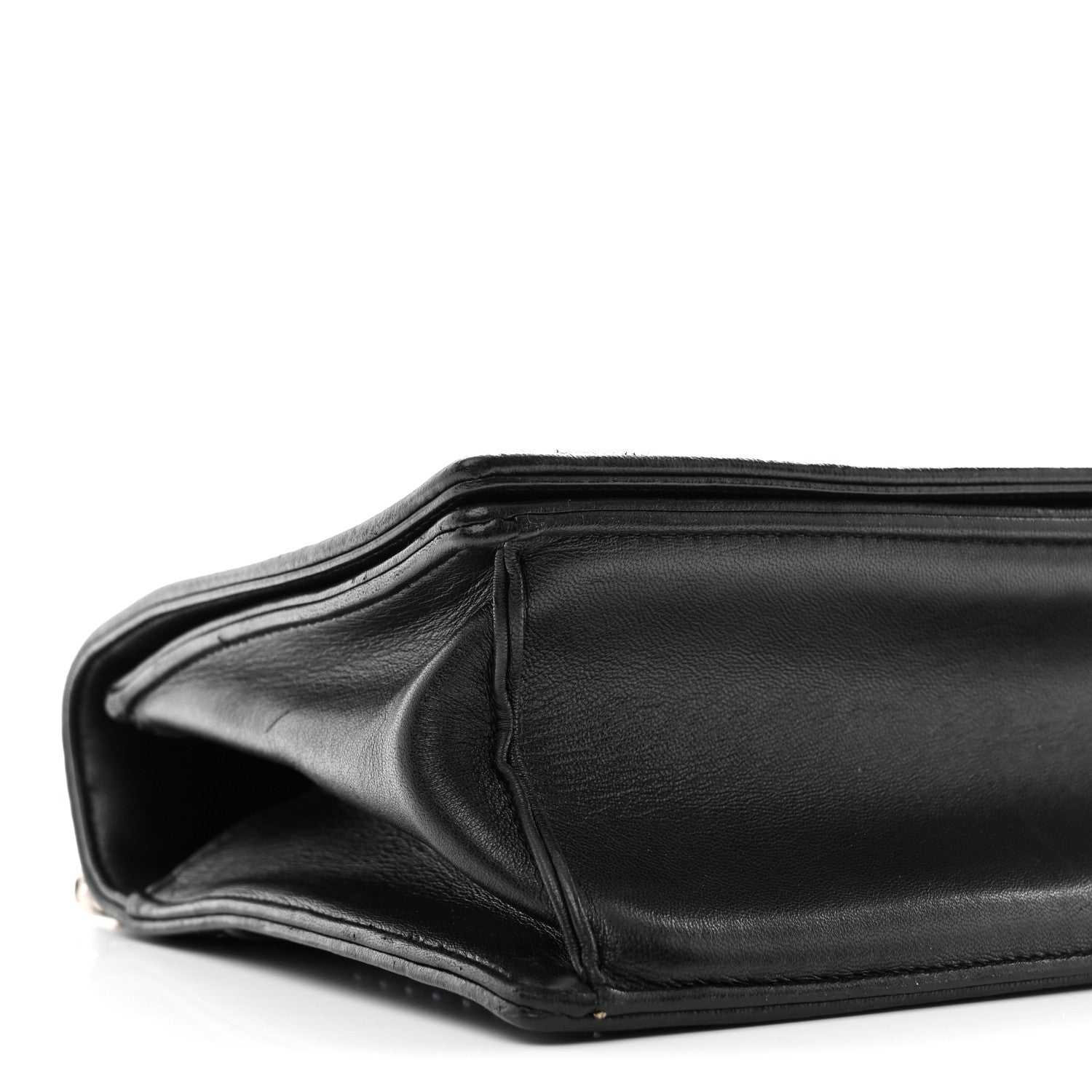 Lambskin Multi Studded Medium Diorama Flap Bag Black