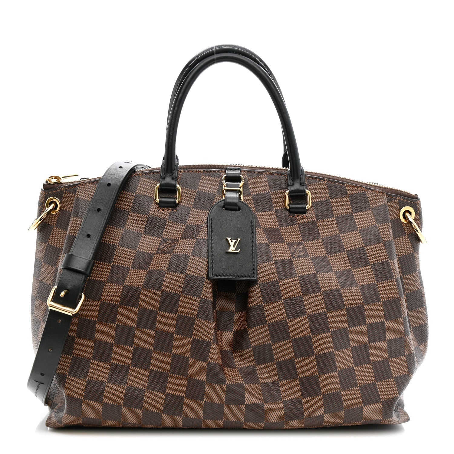 Damier Ebene Odeon Tote MM Black