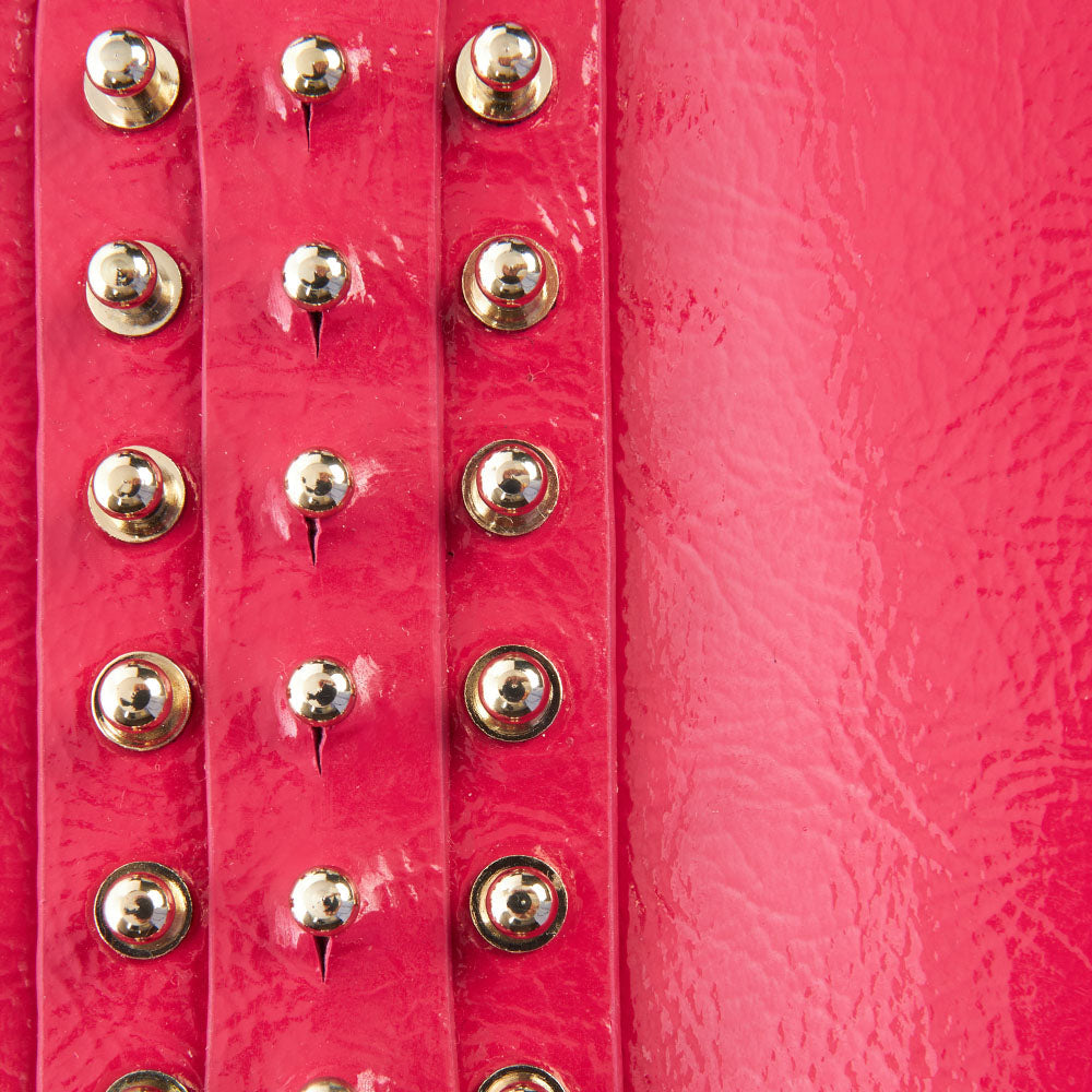 Alexander McQueen Clutch Wristlet in Print, Patent Leather