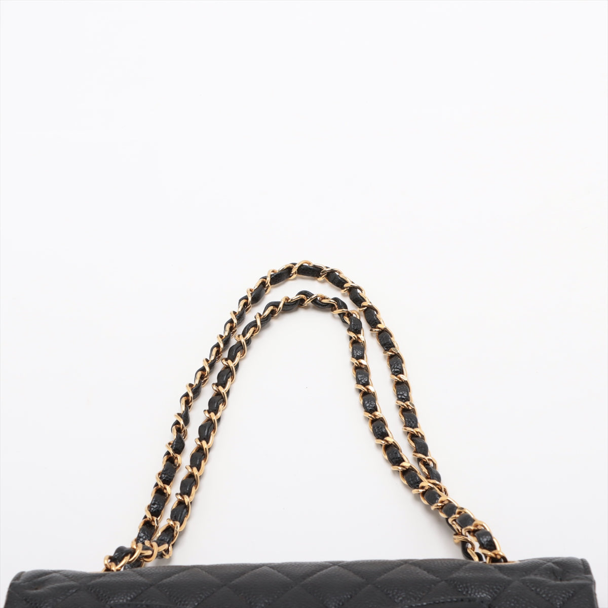 Chanel Classic Flap Medium/Large 24k gold plated Caviar Black - Series 7