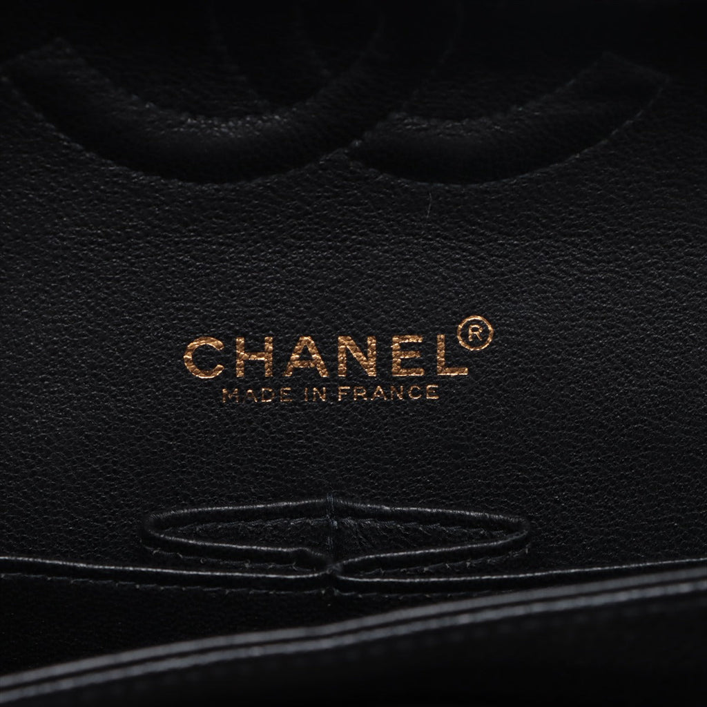 Chanel Classic Flap Medium/Large 24k gold plated Caviar Black - Series 7