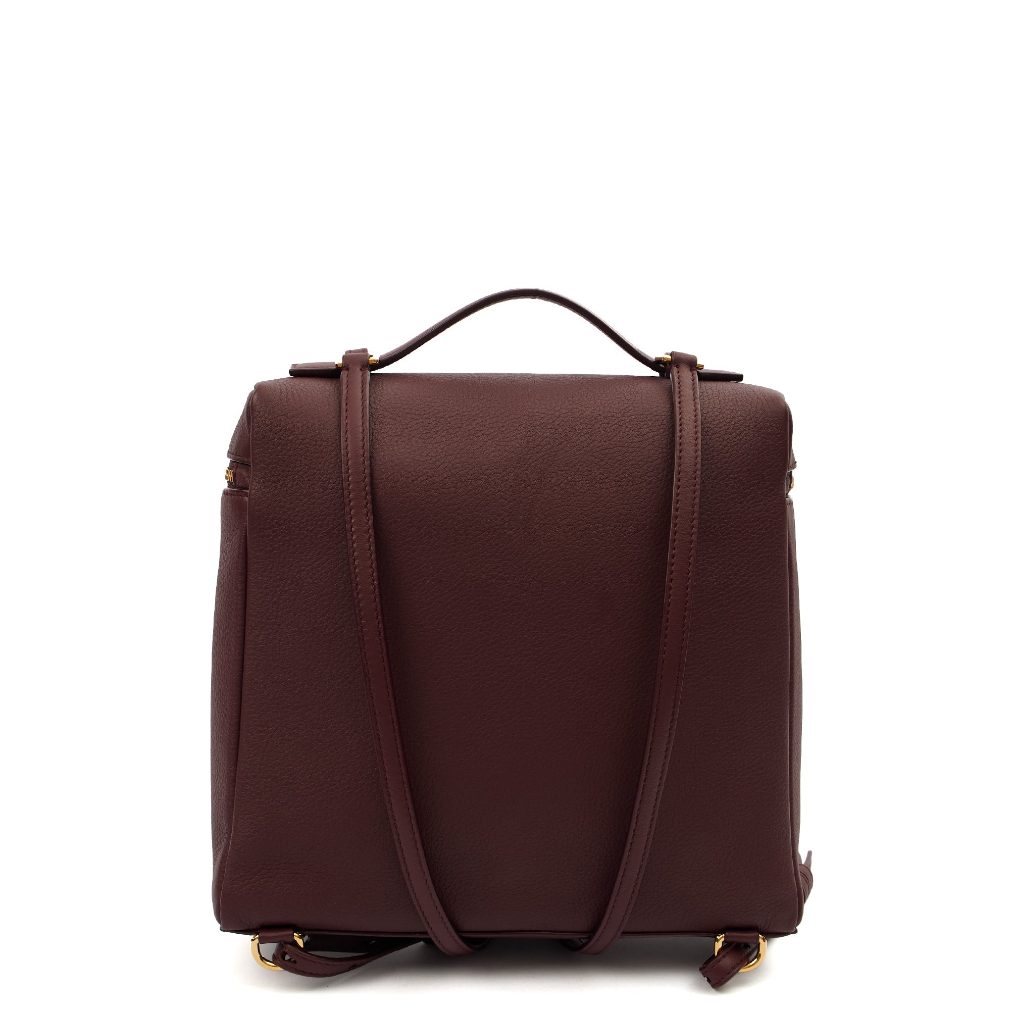 Loro Piana Backpack Extra Pocket L23.5 Backpack in Red, Leather
