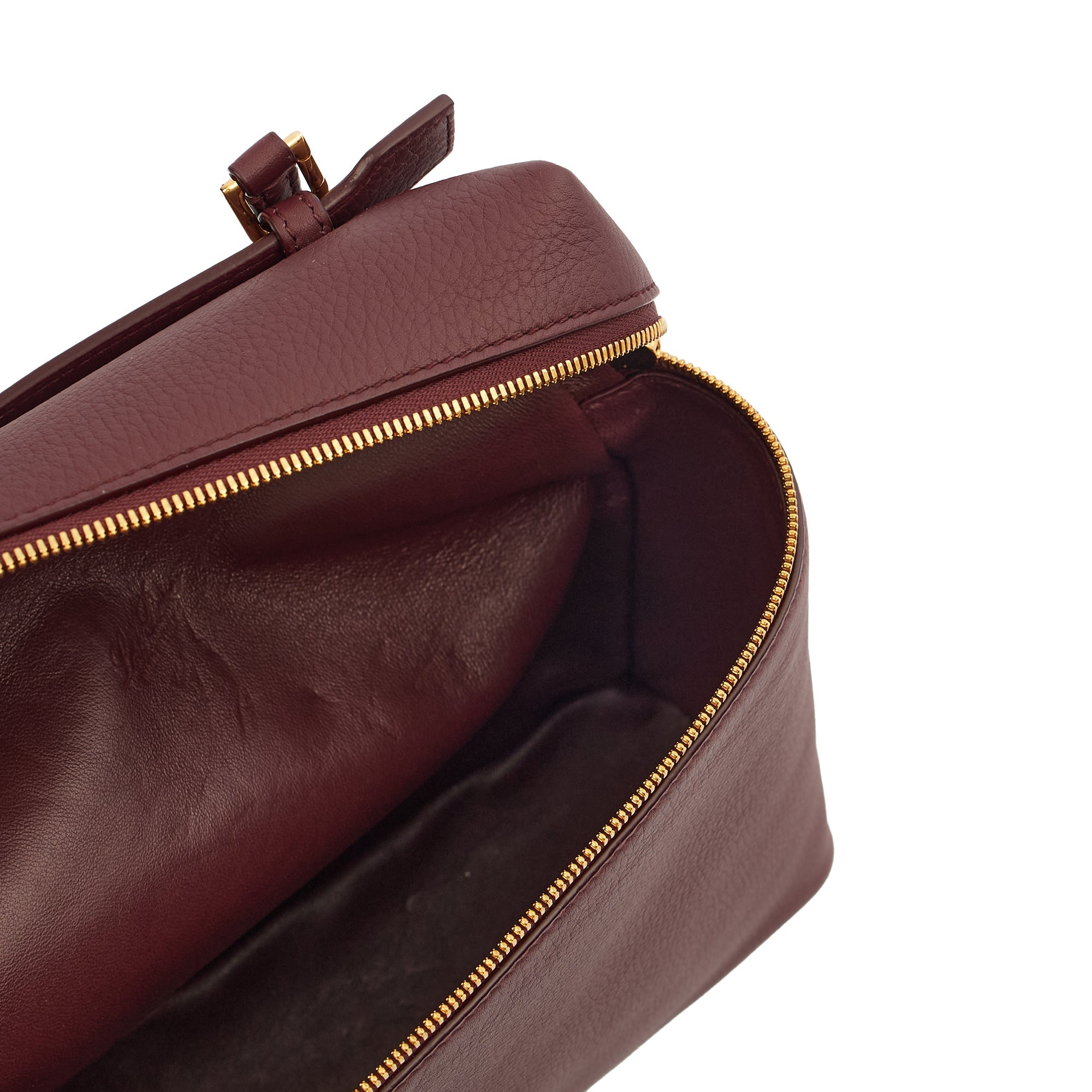 Loro Piana Backpack Extra Pocket L23.5 Backpack in Red, Leather