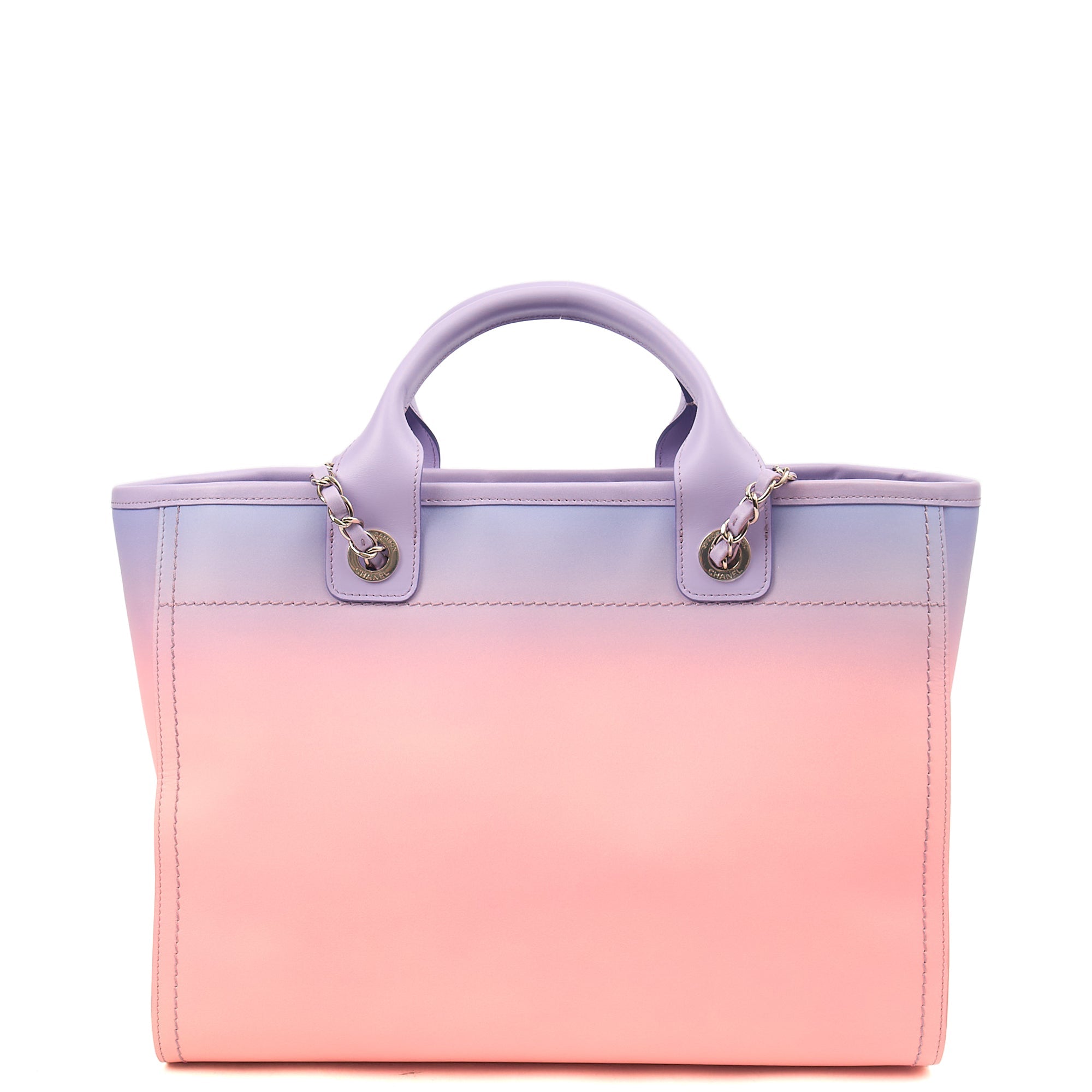 Chanel Tote Deauville Tote in Multi, Calfskin Leather