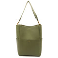 Celine Tote Sangle Seau in Green, Box Calfskin