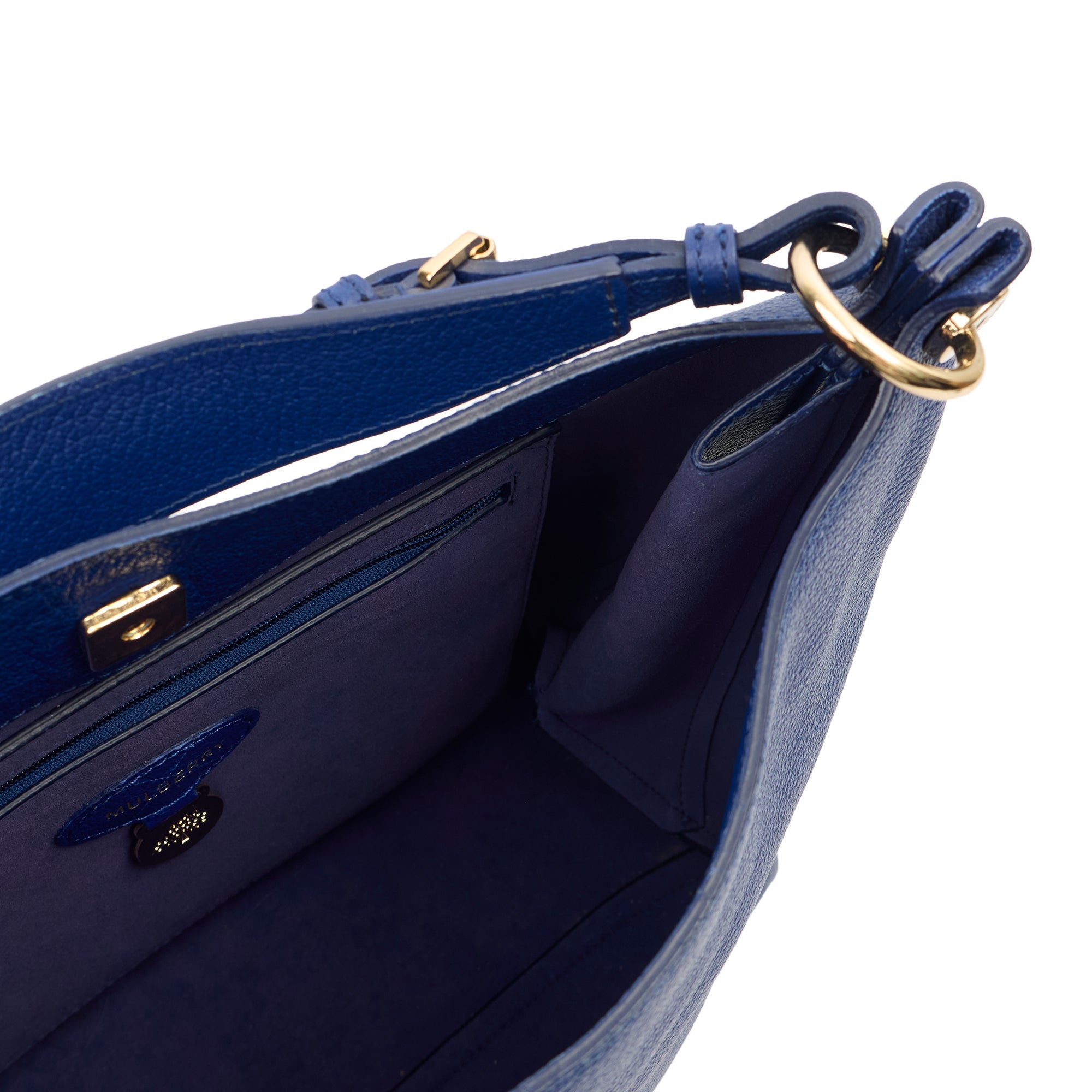 Mulberry Tote Freya in Blue, Leather