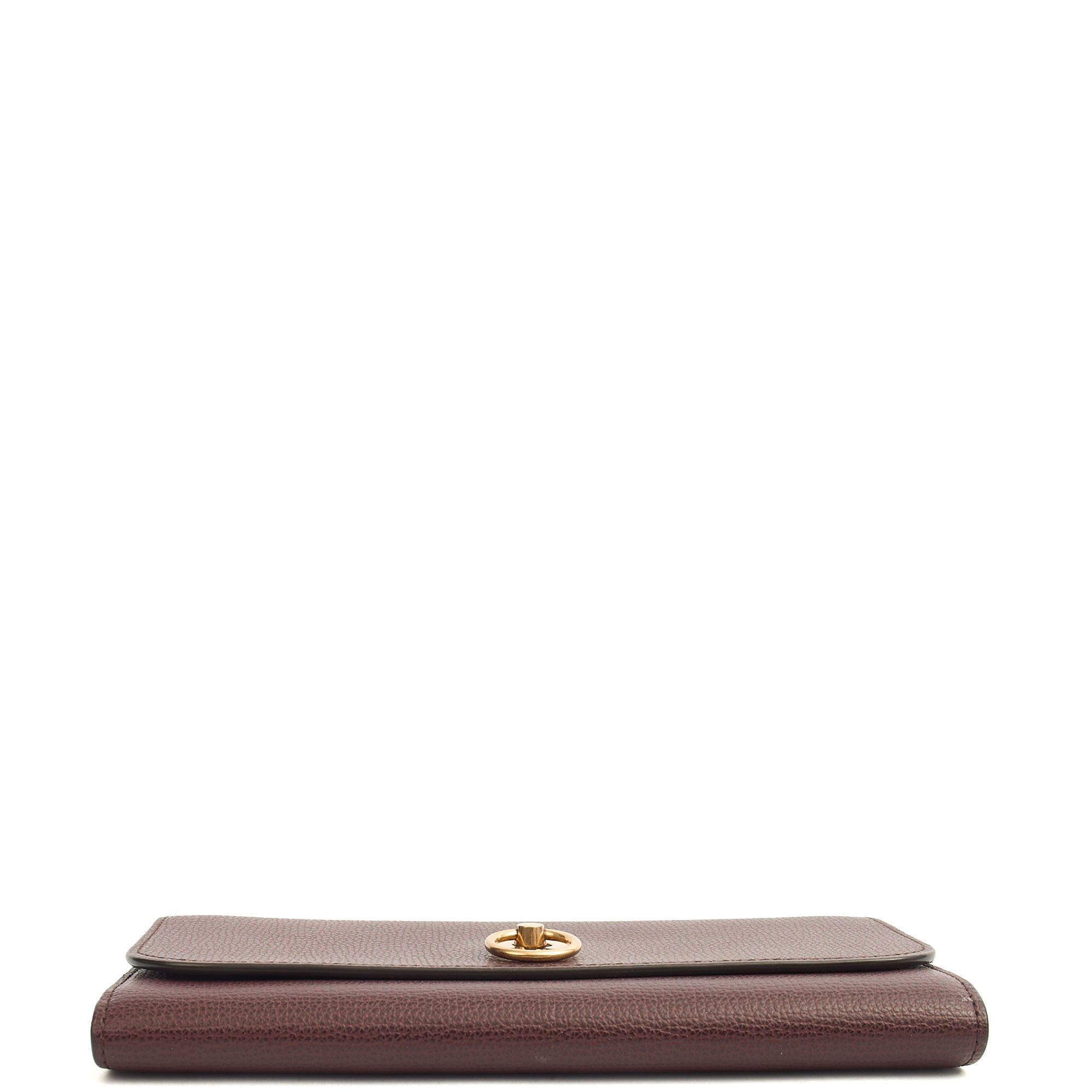 Mulberry Wallet Amberley Clutch in Oxblood, Calfskin Leather