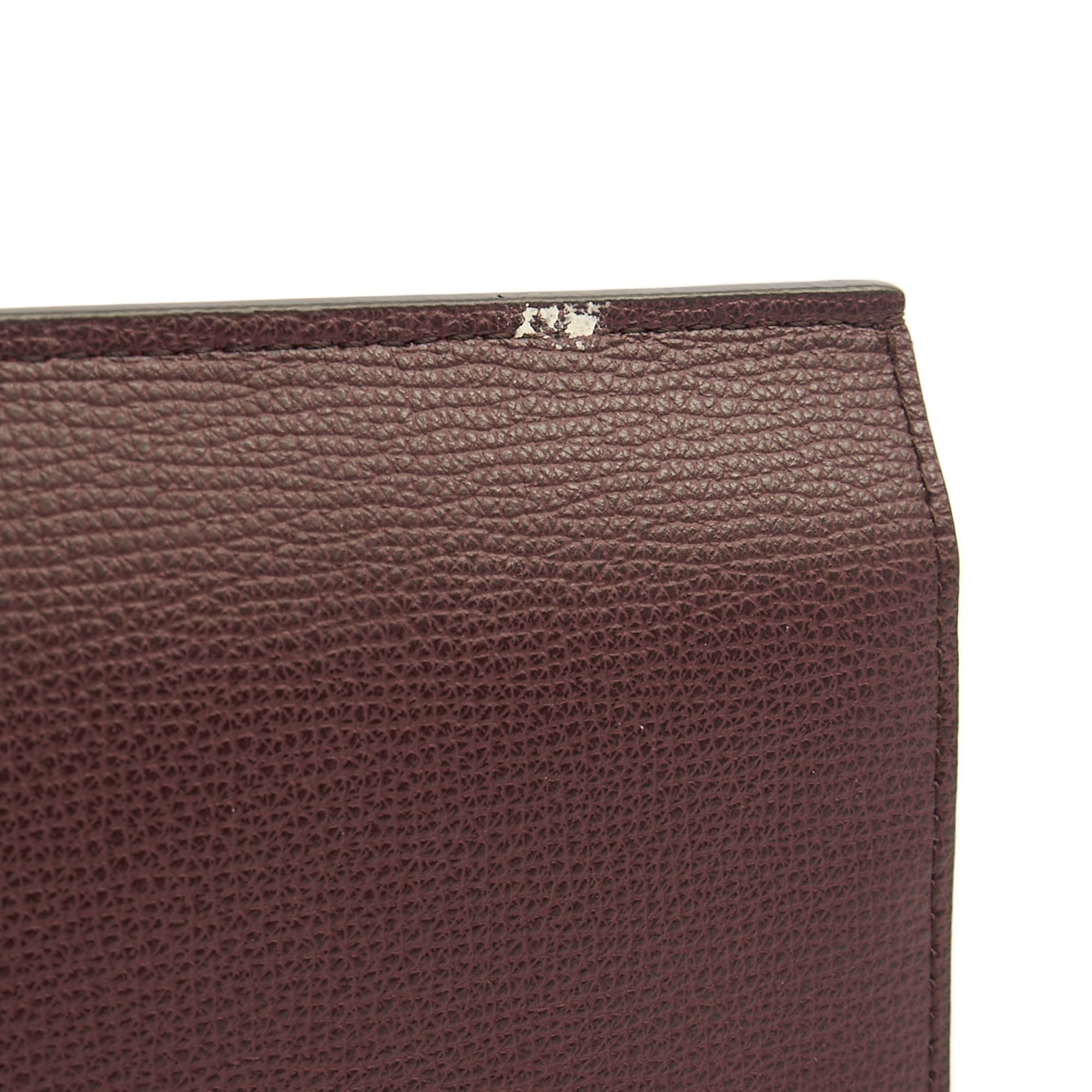 Mulberry Wallet Amberley Clutch in Oxblood, Calfskin Leather