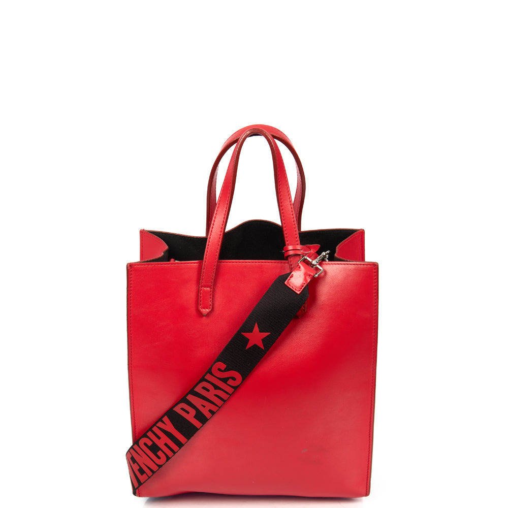 Givenchy Tote Stargate Bambi Tote - Small in Red, Leather