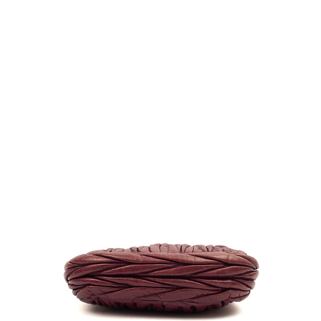 Miu Miu Shoulder Bag Coffer Shoulder Bag  in Purple, Leather