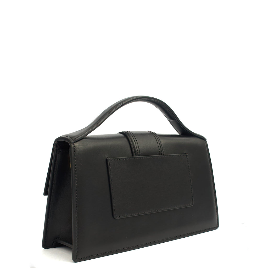 Jacquemus Cross Body Le Grand Bambino in Black, Leather