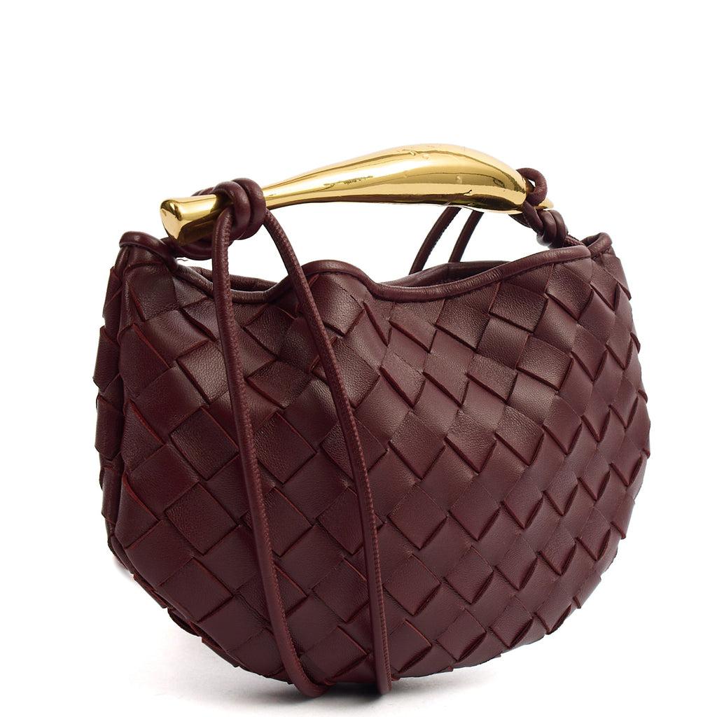 Bottega Veneta Mini Bag Sardine - Small in Barolo, Intrecciato Nappa