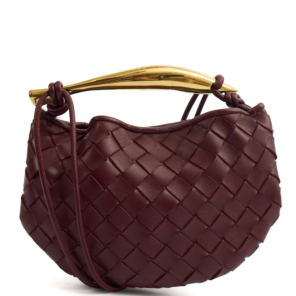 Bottega Veneta Mini Bag Sardine - Small in Barolo, Intrecciato Nappa