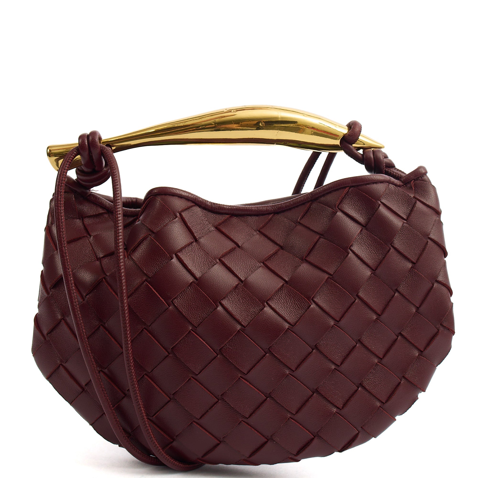 Bottega Veneta Mini Bag Sardine - Small in Barolo, Intrecciato Nappa