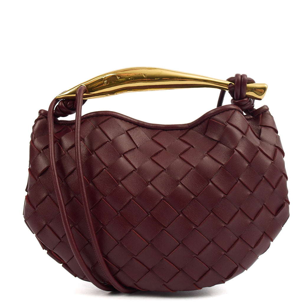 Bottega Veneta Mini Bag Sardine - Small in Barolo, Intrecciato Nappa