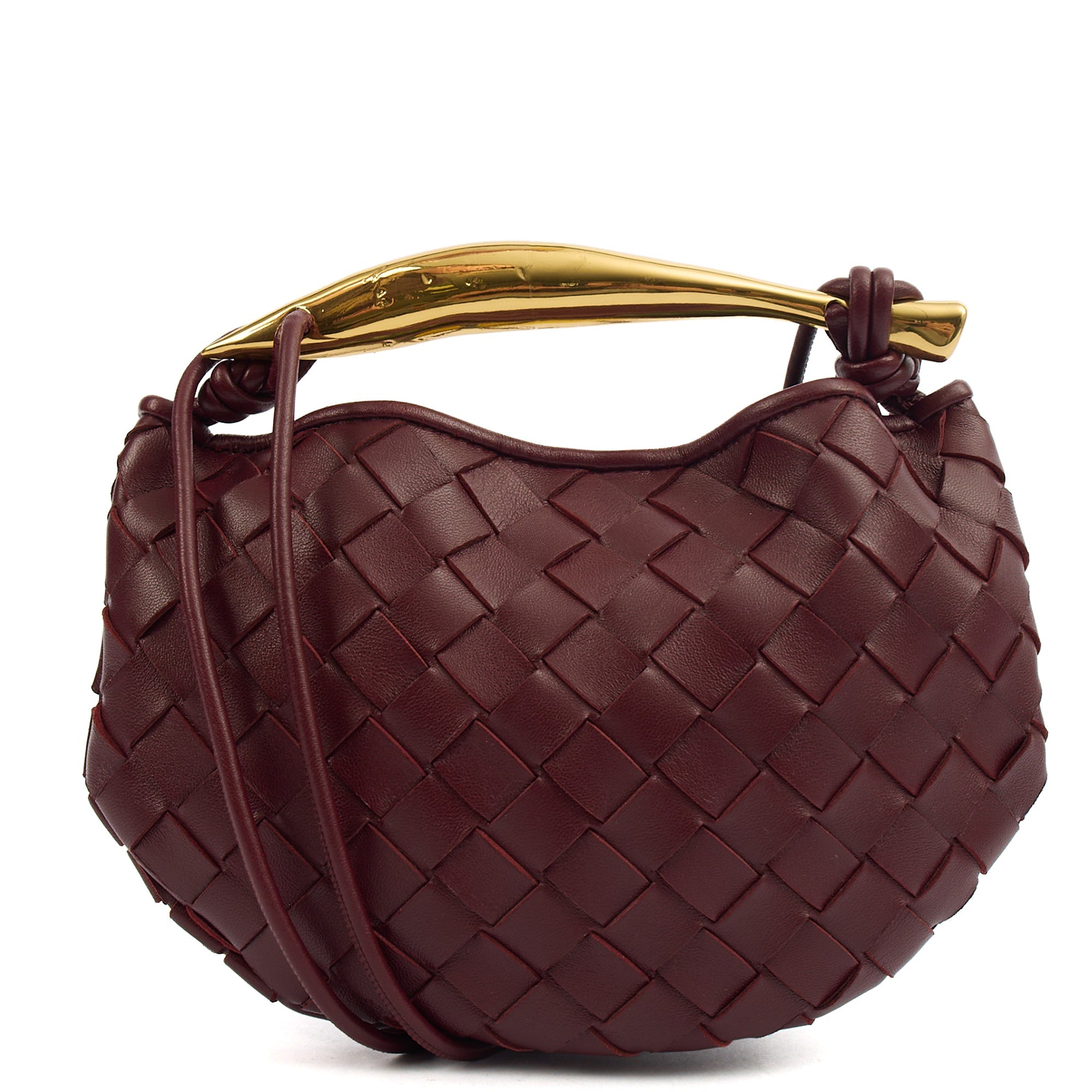 Bottega Veneta Mini Bag Sardine - Small in Barolo, Intrecciato Nappa
