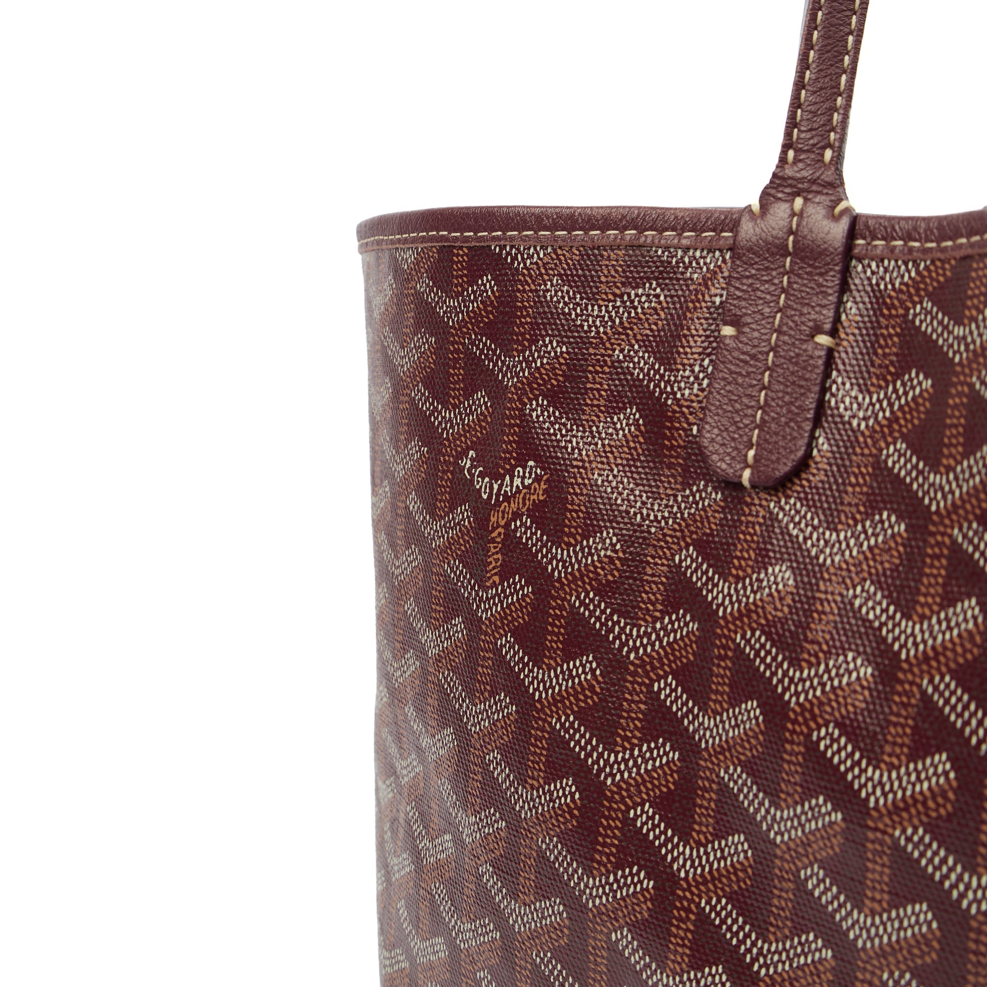 Goyard Tote Saint Louis PM in Red, Leather