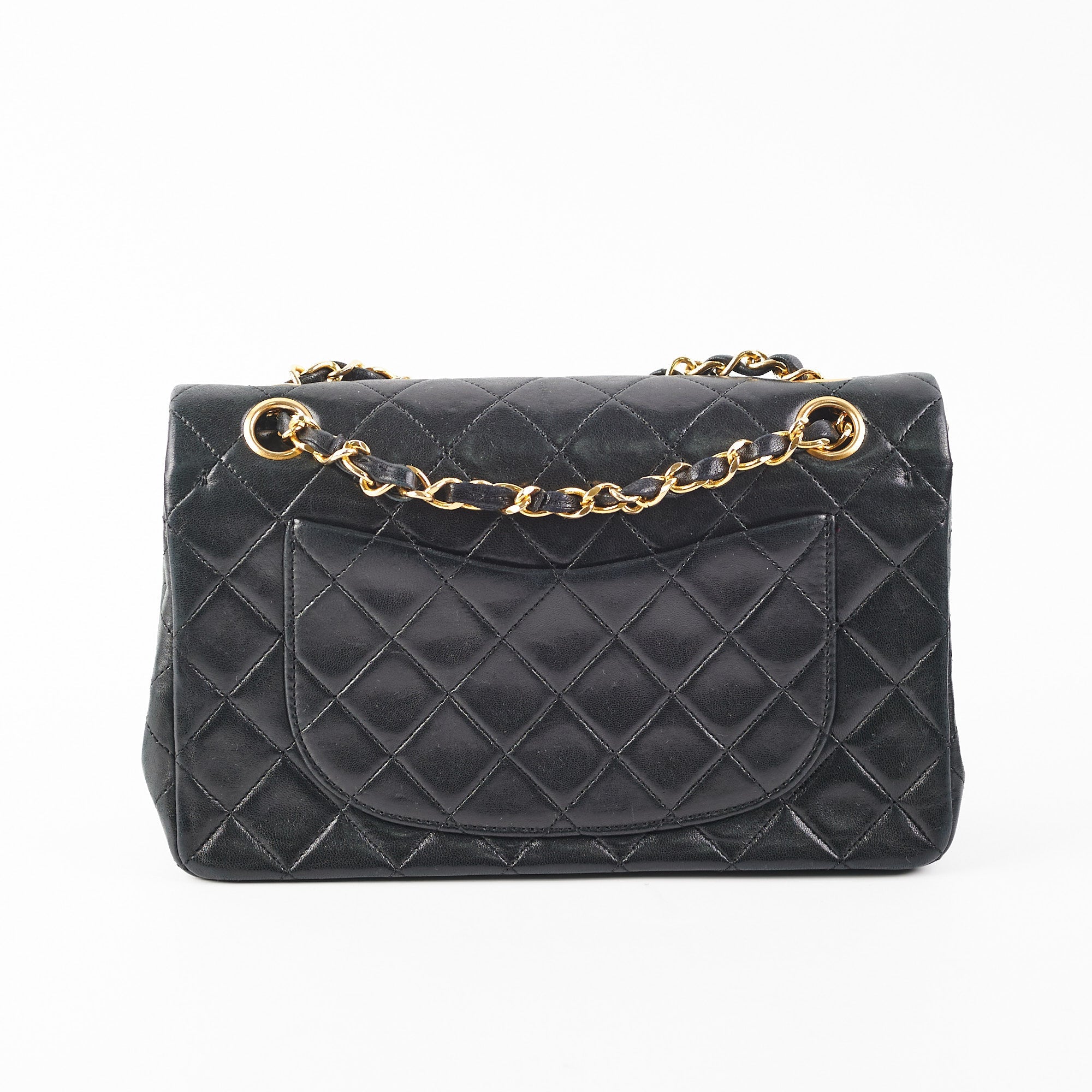 Chanel Small Classic Flap GHW Black