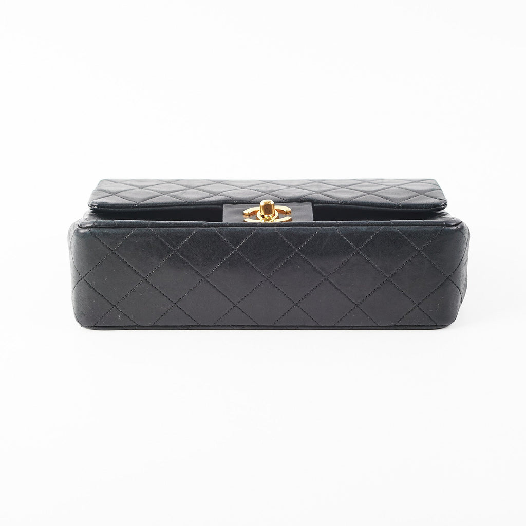 Chanel Small Classic Flap GHW Black
