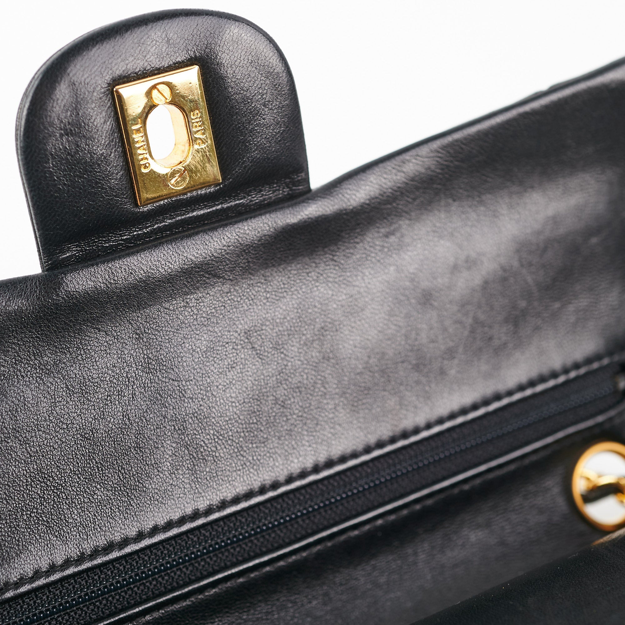 Chanel Small Classic Flap GHW Black