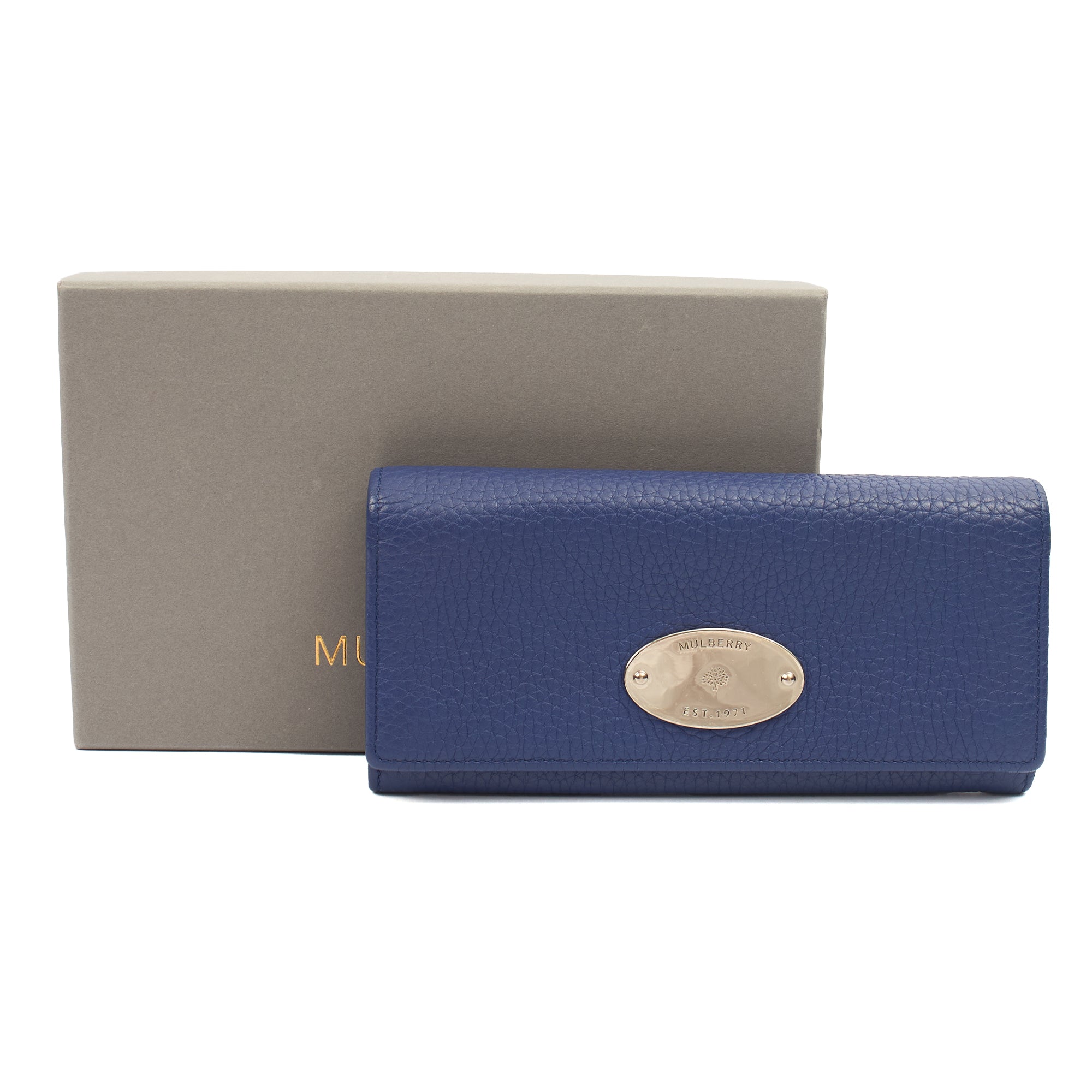 Mulberry Purse Wallet in Blue, Leather