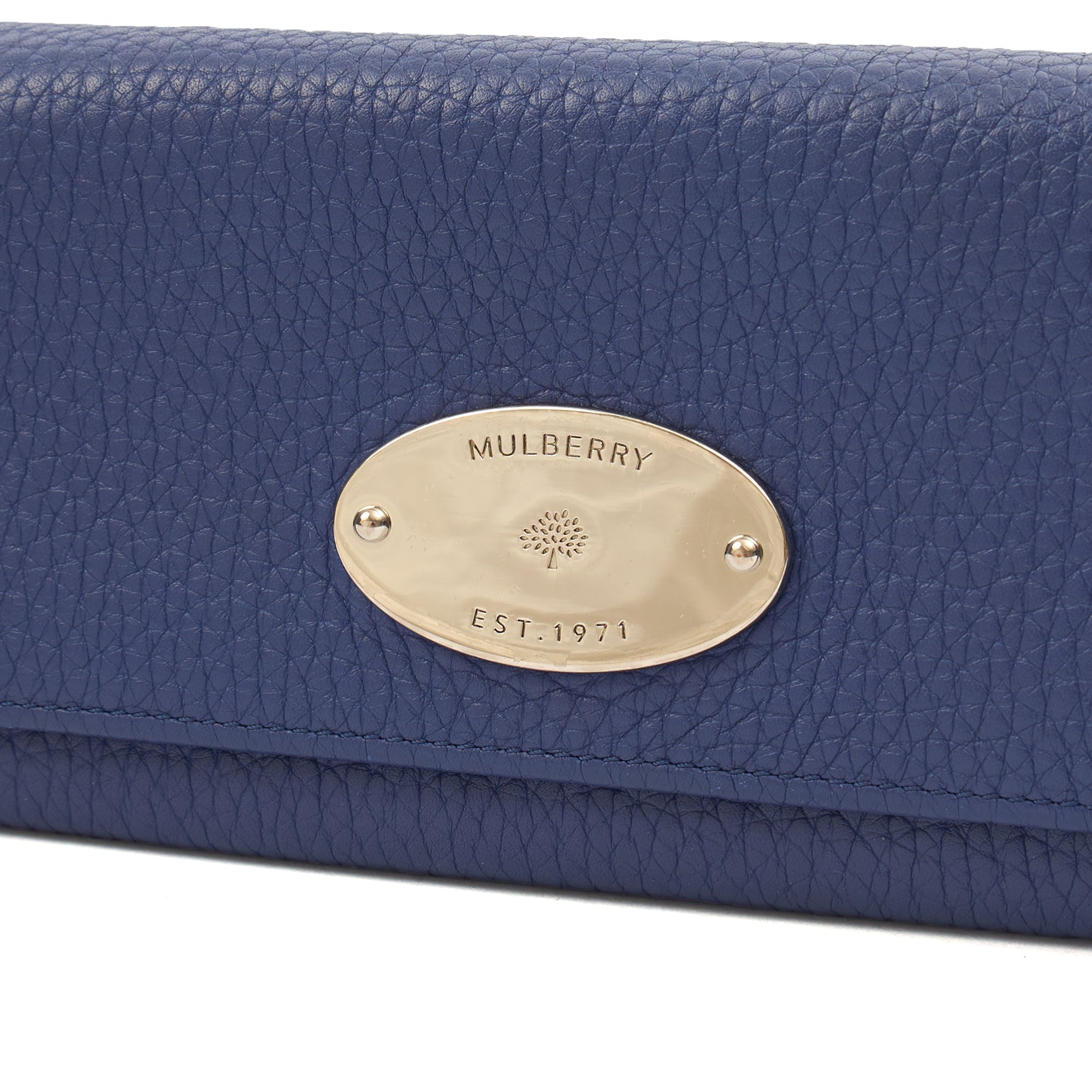 Mulberry Purse Wallet in Blue, Leather