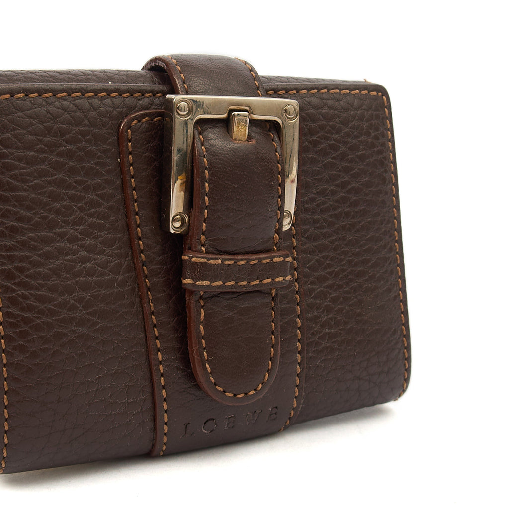 Loewe Wallet Wallet in Brown, Leather