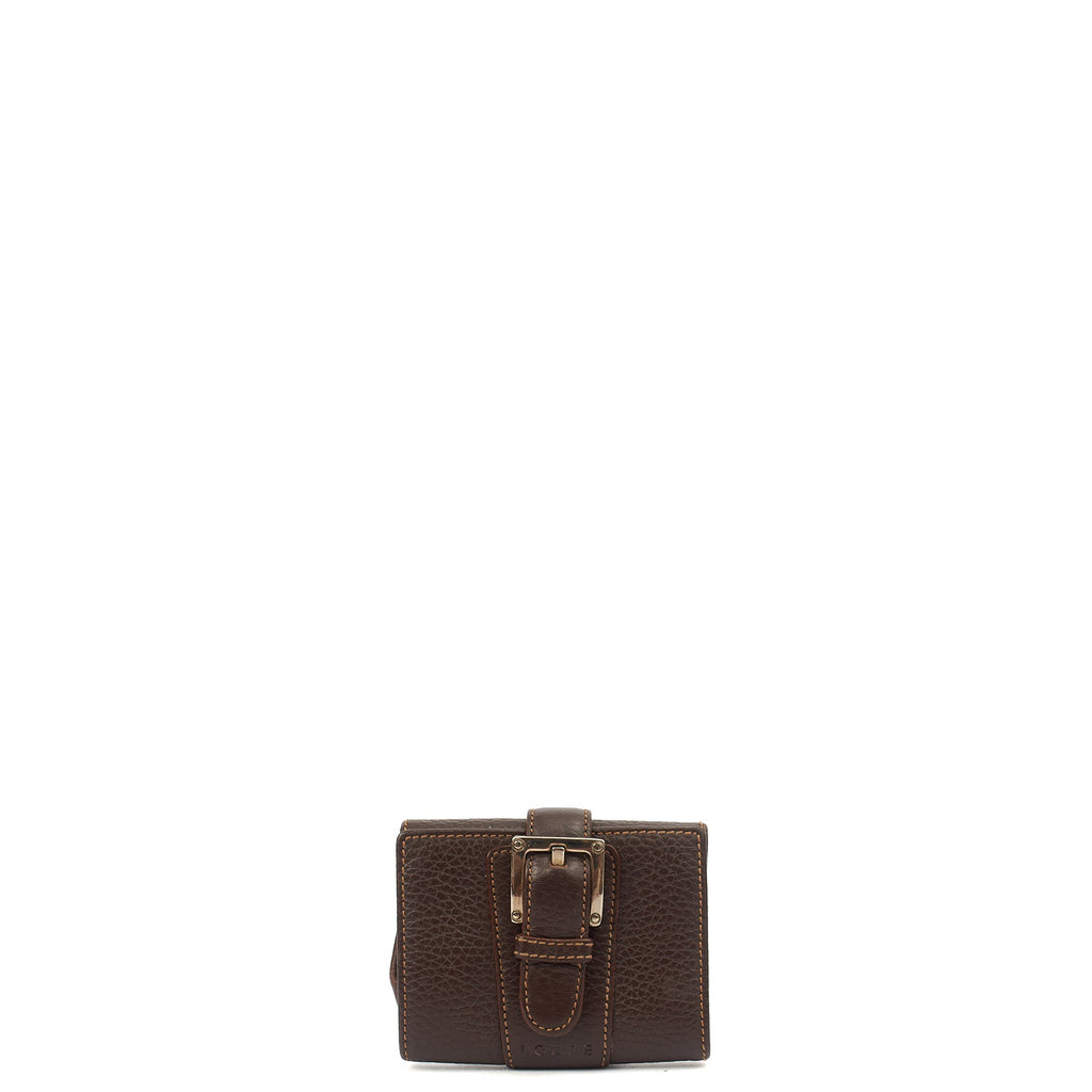 Loewe Wallet Wallet in Brown, Leather