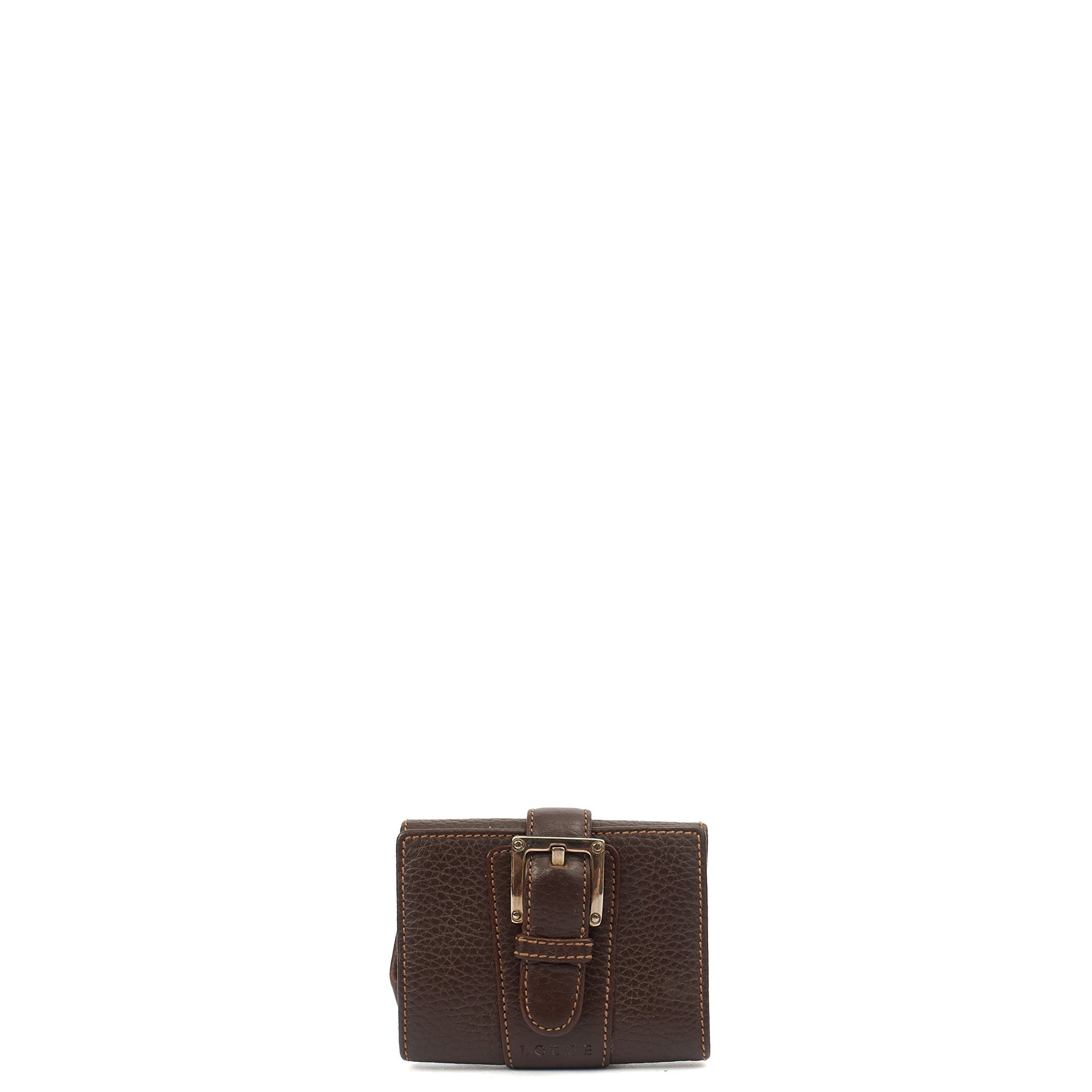 Loewe Wallet Wallet in Brown, Leather