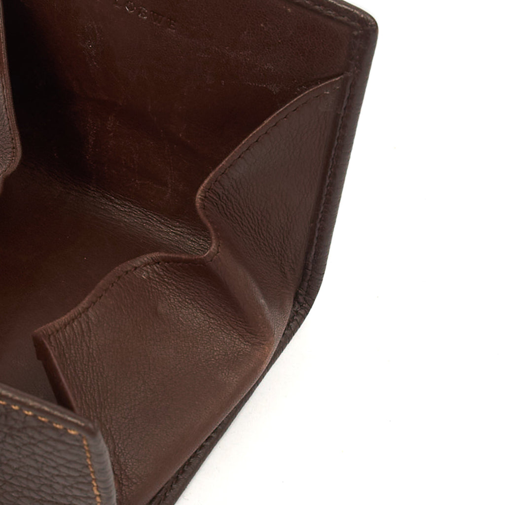 Loewe Wallet Wallet in Brown, Leather