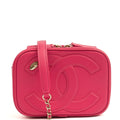 Chanel Cross Body Camera Bag in Pink, Lambskin Leather