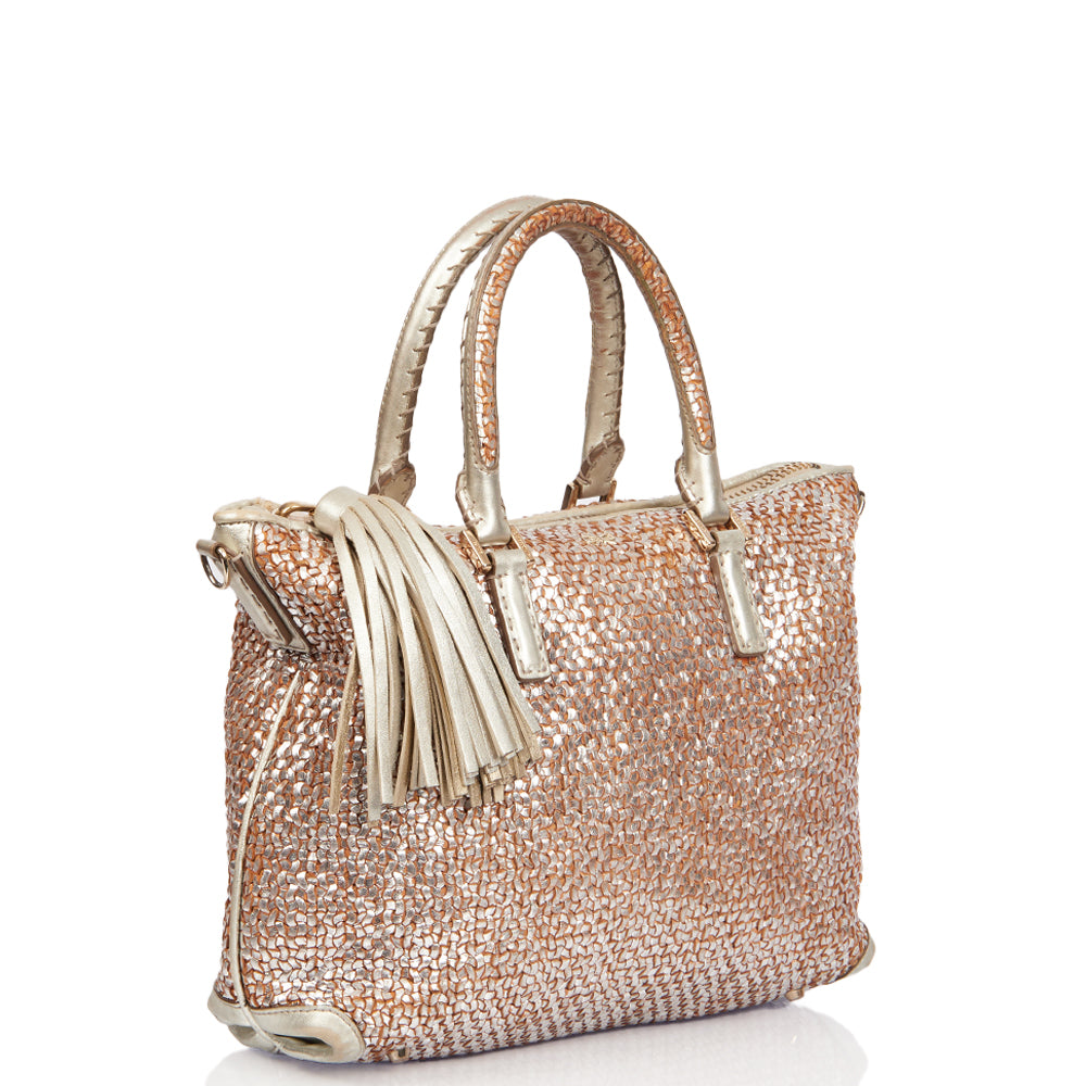 Anya Hindmarch Shoulder Bag in Metallic, Leather