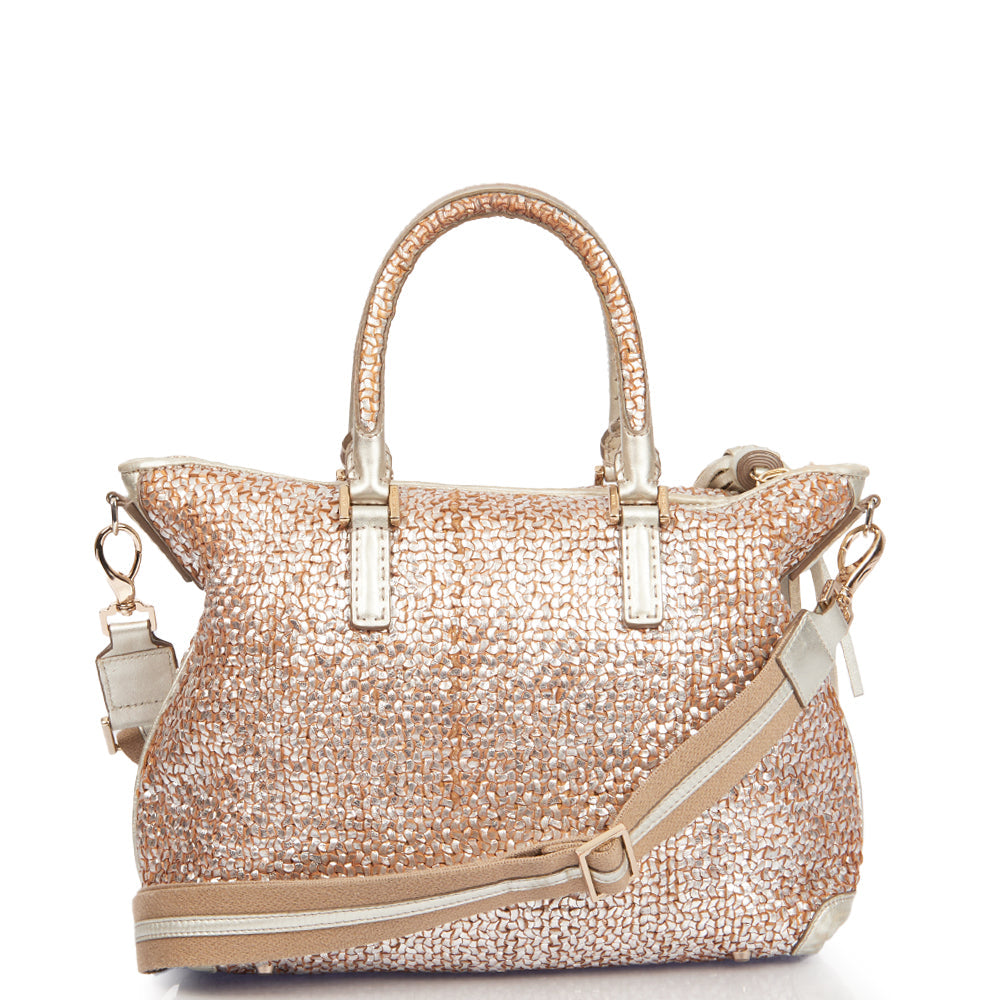 Anya Hindmarch Shoulder Bag in Metallic, Leather