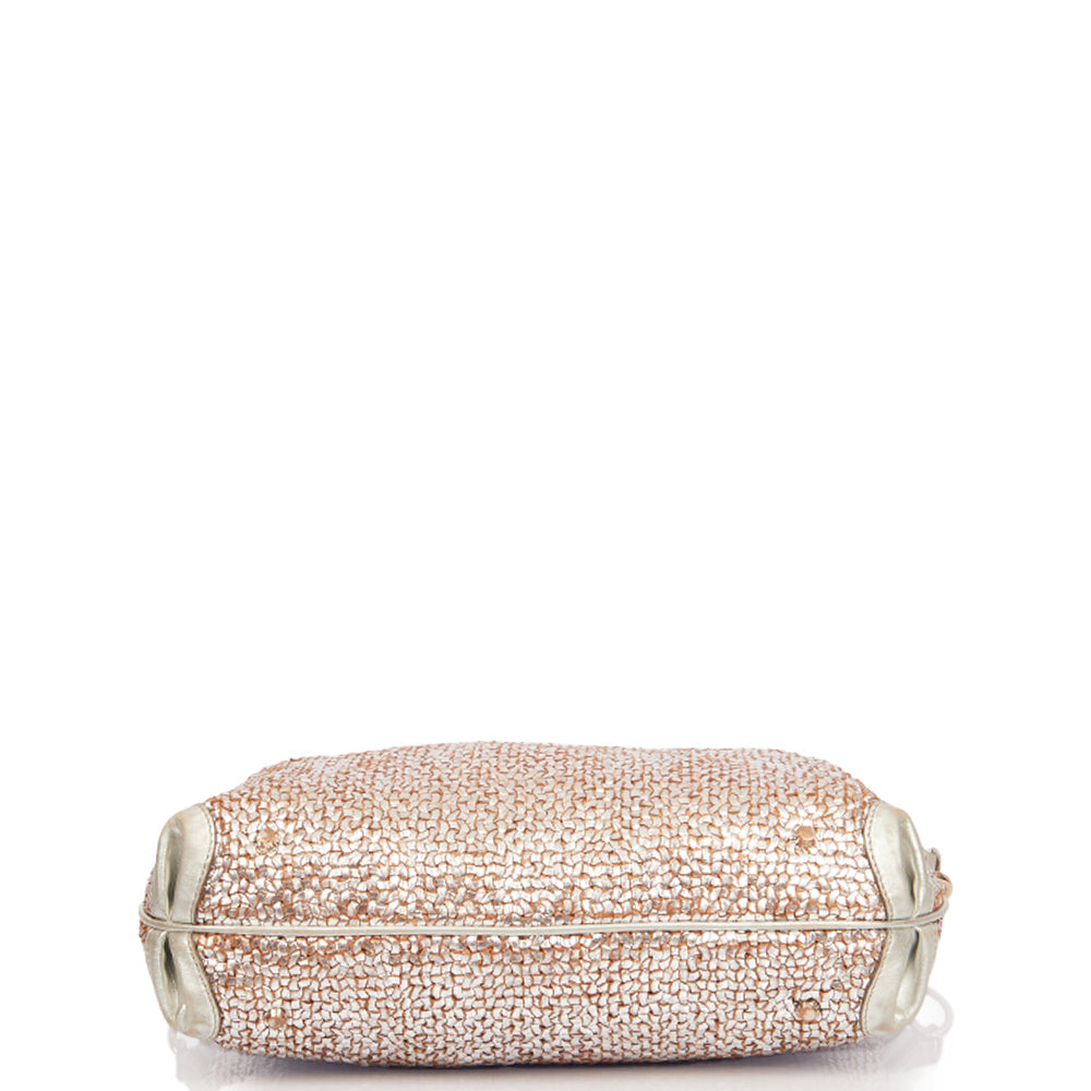 Anya Hindmarch Shoulder Bag in Metallic, Leather