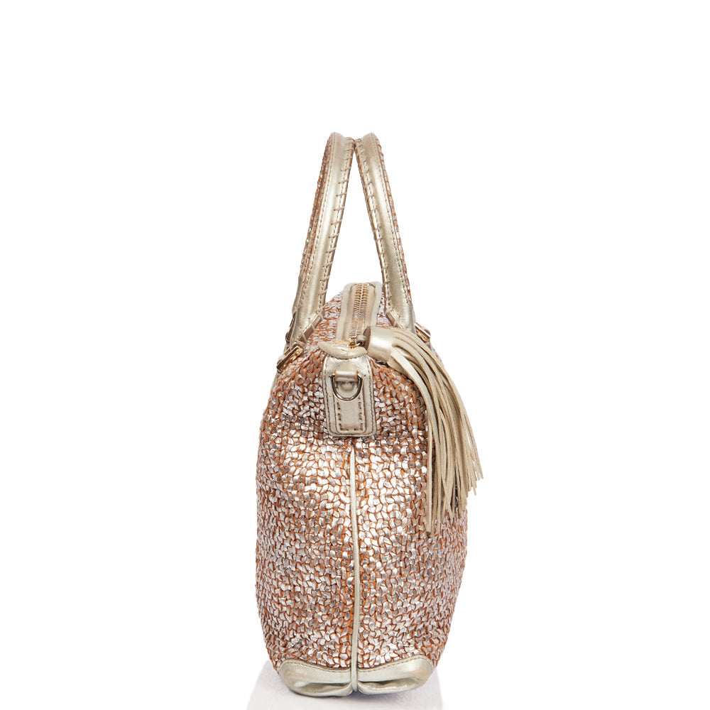 Anya Hindmarch Shoulder Bag in Metallic, Leather