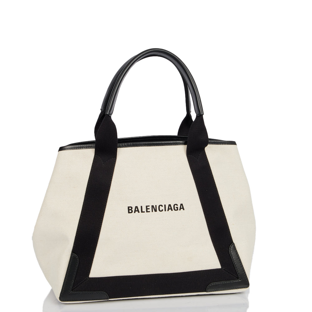 Balenciaga Cabas  in Neutral, Fabric