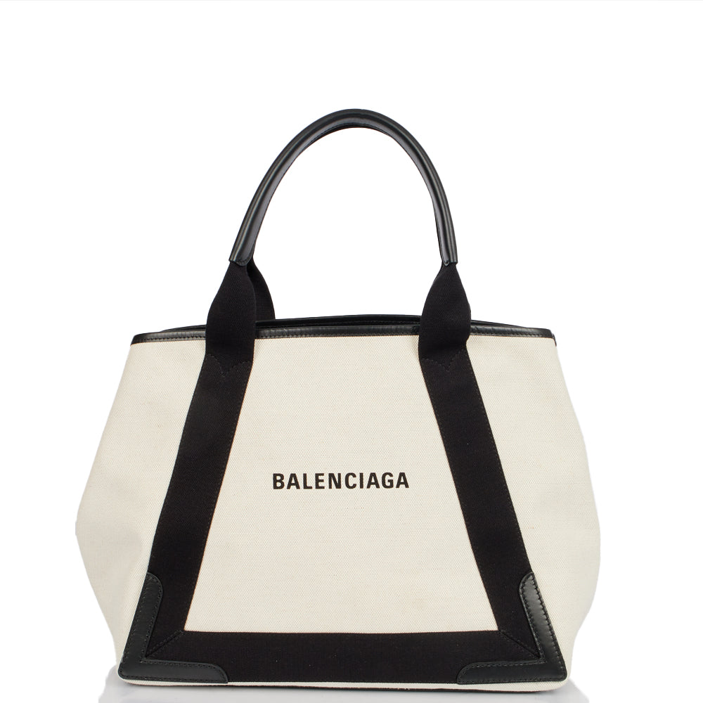Balenciaga Cabas  in Neutral, Fabric