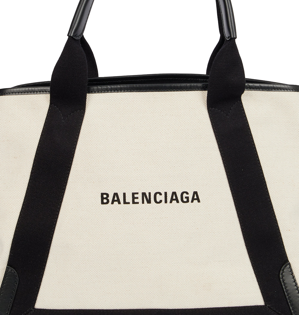 Balenciaga Cabas  in Neutral, Fabric