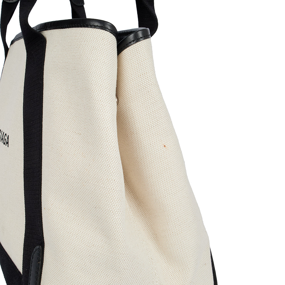 Balenciaga Cabas  in Neutral, Fabric