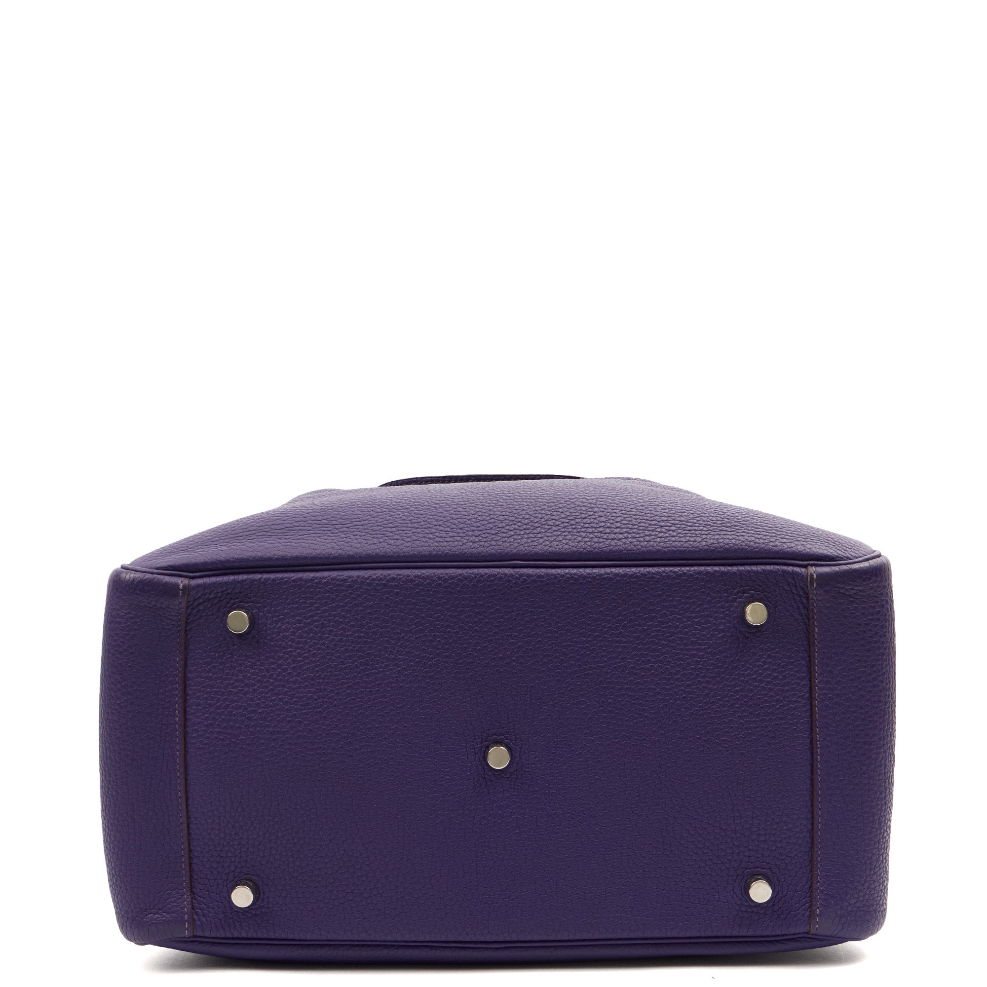 Hermes Tote Lindy 34 in Iris, Togo Leather