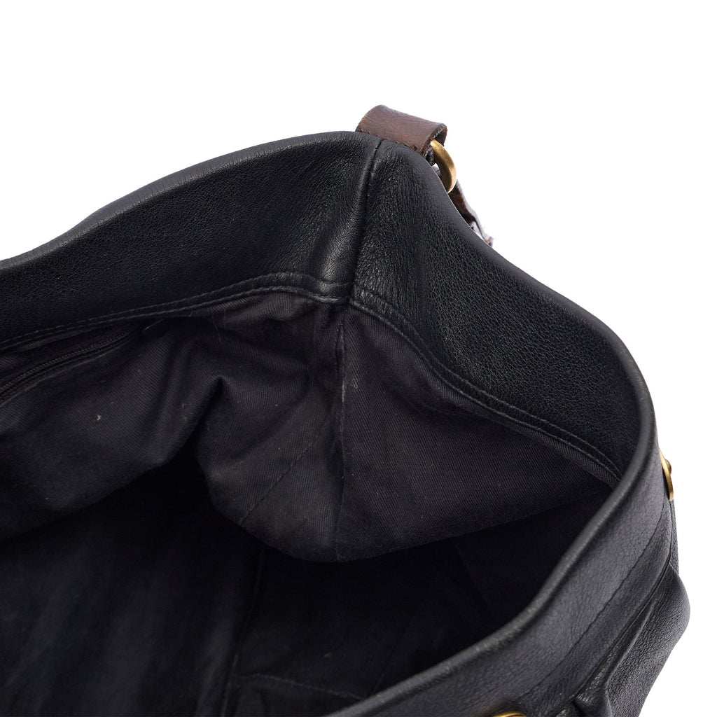 Mulberry Tote Mitzy Tote in Black, Calfskin Leather