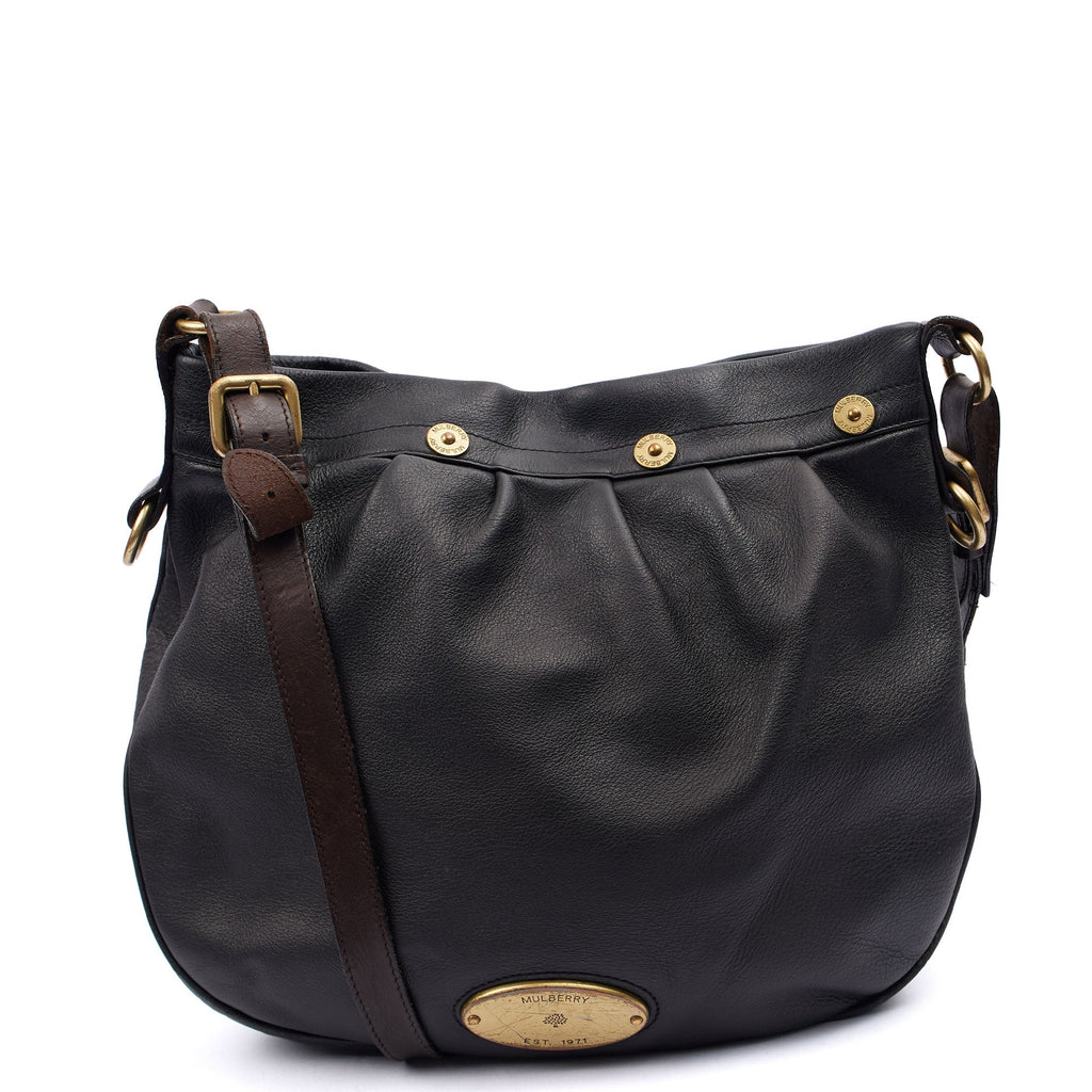 Mulberry Tote Mitzy Tote in Black, Calfskin Leather