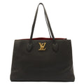 Louis Vuitton Tote Lockme Tote PM in Black, Calfskin Leather