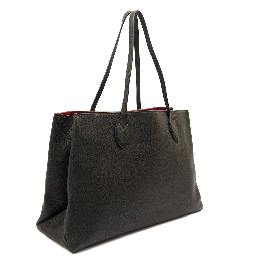 Louis Vuitton Tote Lockme Tote PM in Black, Calfskin Leather